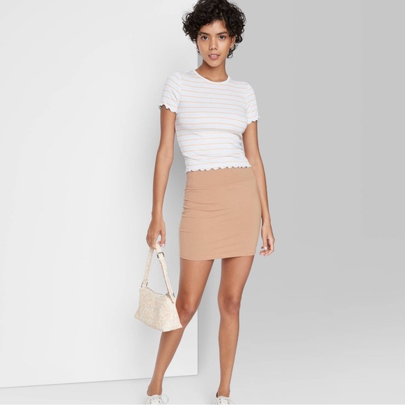 Aqua Bodycon Pencil Skirt - Picture 3 of 3